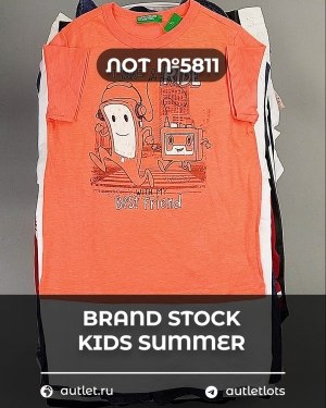 Купить BRAND STOCK Kids Summer#10 кг, ЛОТ №5811 оптом в Воронеже и Воронежской области