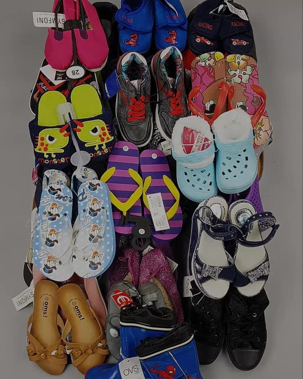 Фотография  710 - Обувь детская СТОК Summer#7,85 кг, ЛОТ №6196 оптом в Воронеже и Воронежской области