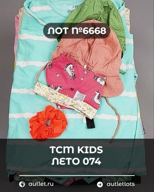 Купить TCM Kids лето 074#7 кг, ЛОТ №6668 оптом в Воронеже и Воронежской области