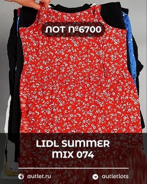 Купить LIDL Summer mix 074#15 кг, ЛОТ №6700 оптом в Воронеже и Воронежской области