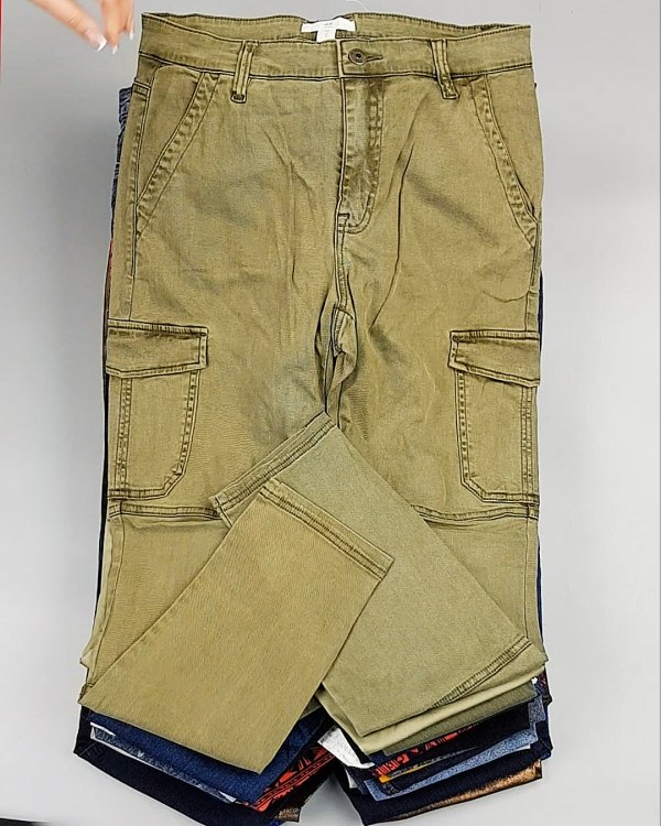 Фотография  543 - А 82202 Брюки женские (Fashion&Skinny Pants)#25 кг оптом в Воронеже и Воронежской области