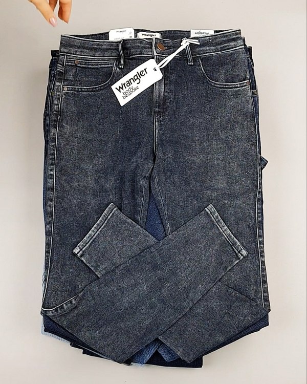 Фотография  348 - Джинсы WRANGLER м/ж#8,1 кг, ЛОТ №7011 оптом в Воронеже и Воронежской области