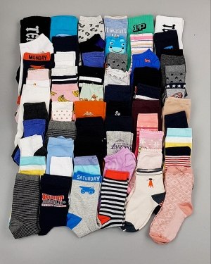 Купить Носки дети СТОК лето#5 кг, ЛОТ №6993 оптом в Воронеже и Воронежской области