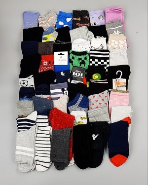 Купить Носки дети СТОК зима#5 кг, ЛОТ №6989 оптом в Воронеже и Воронежской области