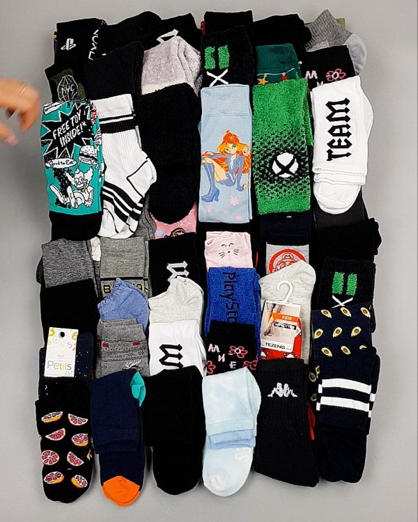 Фотография  869 - Носки дети СТОК зима#5 кг, ЛОТ №6988 оптом в Воронеже и Воронежской области