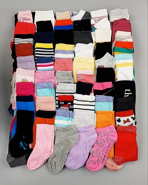 Фотография  738 - Носки дети СТОК лето#5 кг, ЛОТ №6993 оптом в Воронеже и Воронежской области