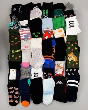 Фотография  792 - Носки дети СТОК зима#5 кг, ЛОТ №6988 оптом в Воронеже и Воронежской области