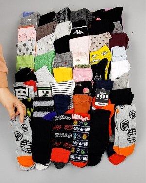 Фотография  566 - Носки дети СТОК зима#5 кг, ЛОТ №6989 оптом в Воронеже и Воронежской области