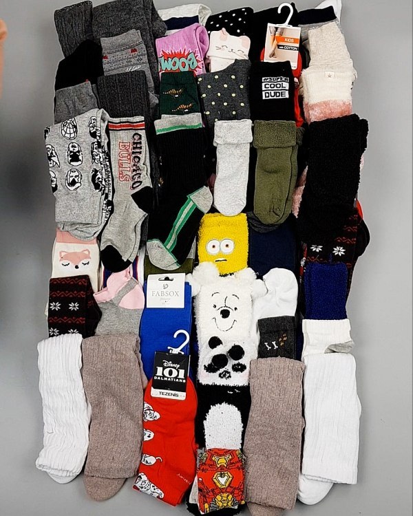 Фотография  513 - Носки дети СТОК зима#5 кг, ЛОТ №6986 оптом в Воронеже и Воронежской области