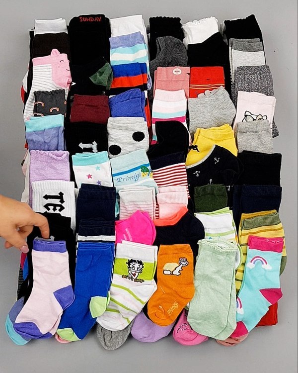 Фотография  100 - Носки дети СТОК лето#5 кг, ЛОТ №6993 оптом в Воронеже и Воронежской области