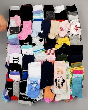 Фотография  832 - Носки дети СТОК лето#5 кг, ЛОТ №6993 оптом в Воронеже и Воронежской области