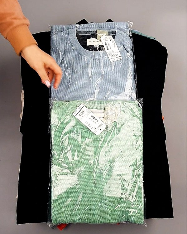 Фотография  964 - Джемпера легкие мужские TOM TAILOR 124#8,7 кг, ЛОТ №7606 оптом в Воронеже и Воронежской области