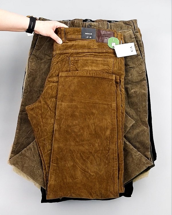 Фотография  380 - Брюки вельветовые м/ж C&A 025#10 кг, ЛОТ №8031 оптом в Воронеже и Воронежской области