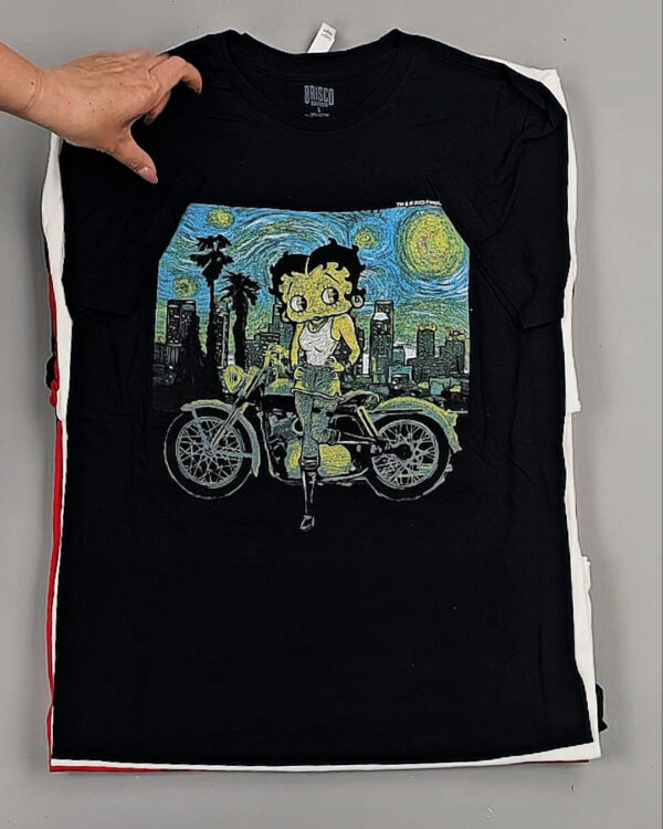 Фотография  785 - Футболки м/ж (Printed T-Shirts New)#5 кг, ЛОТ №8913 оптом в Воронеже и Воронежской области