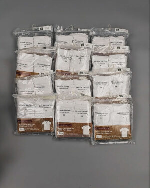 Фотография  247 - Футболка белая муж Корея 085#5 кг оптом в Воронеже и Воронежской области