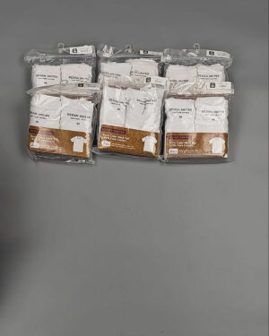 Фотография  848 - Футболка белая муж Корея 085#5 кг оптом в Воронеже и Воронежской области