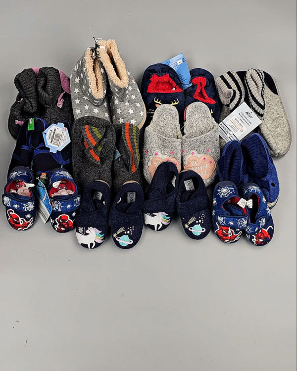 Фотография  881 - Обувь домашняя дети СТОК 065#3,2 кг, ЛОТ СТ-9727 оптом в Воронеже и Воронежской области