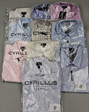 CYRILLUS Men рубашки дл/р AF28 - Сток оптом